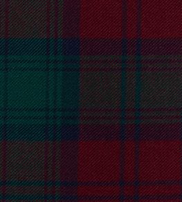 Lindsay Mod Fabric by The Isle Mill Green/Red