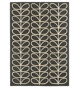 Linear Stem Rug by Orla Kiely Slate
