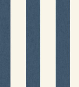 Linen Lines Wallpaper by Caselio Bleu Denim