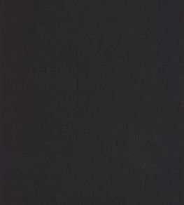 Linen Uni Wallpaper by Caselio Noir