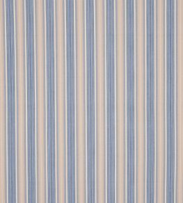 Linton Stripe Fabric by Jane Churchill Blue