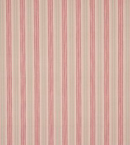 Linton Stripe Fabric by Jane Churchill Red