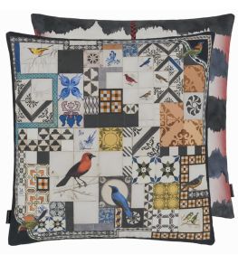 Lisboa Spring Cushion 55 x 55cm by Christian Lacroix Tomate