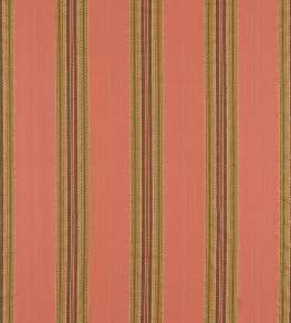 Lisere Stripe Fabric by Zoffany Venetian Red