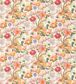 Little Magnolia Fabric by GP & J Baker Pink/Orange