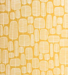 Little Trees Wallpaper by MissPrint Yellow
