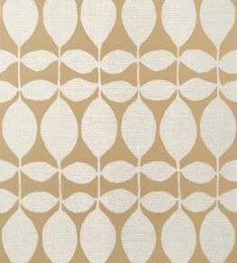 Lola Wallpaper by Thibaut Metallic Gold
