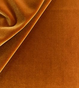 Lord Velvet Fabric by Ian Sanderson Amber