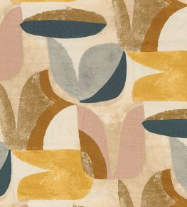 Lovesong Fabric by Casamance Orage Rose Poudre