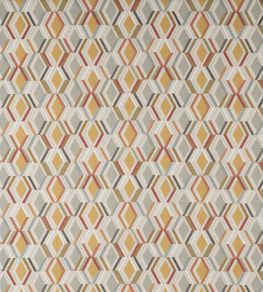 Luna Fabric by Jane Churchill Ochre/Grey