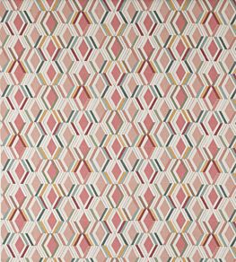 Luna Fabric by Jane Churchill Red/Pink
