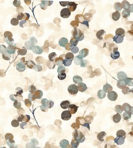 Lunaria Fabric by Casamance Bleu Deauville