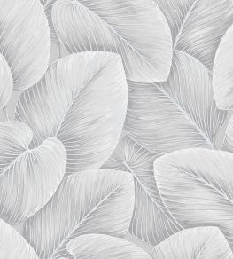 Lush Leaf Sisal Wallpaper by Today Interiors Silver Lining