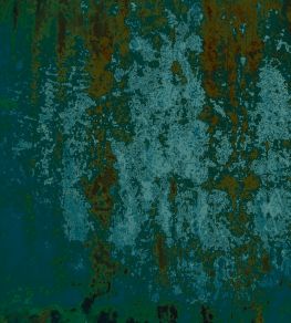 Lustre Fabric by Arley House Turquoise / Coral