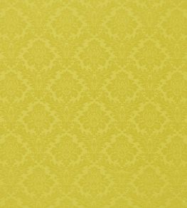 Lymington Damask Fabric by Sanderson Chartreuse
