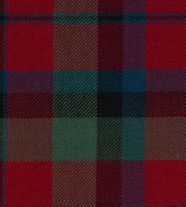 Macnaughton Mtd Fabric by The Isle Mill Green/Red