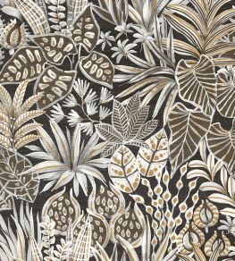 Madhuca Wallpaper by Casamance Noir