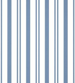 Maggie Stripe Wallpaper by Thibaut Blue
