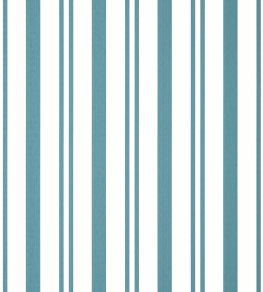 Maggie Stripe Wallpaper by Thibaut Teal
