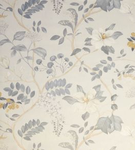Magical Plants Wallpaper by Liberty Smalt Blue
