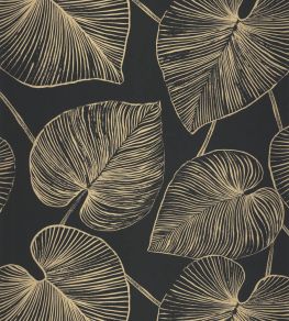 Magistral Wallpaper by Caselio Noir Or