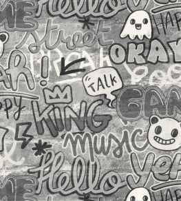 Make It Fun Wallpaper by Caselio Noir et Blanc