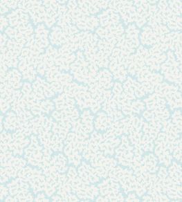 Maldives Wallpaper by Thibaut Soft Blue