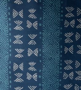 Mali Fabric by Titley and Marr Indigo & Turquoise