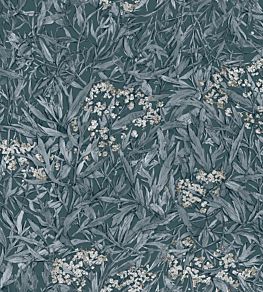 Malin Wallpaper by Sandberg Indigo Blue