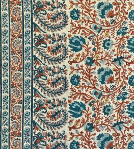 Mallow Border Fabric by Ian Sanderson Cortez