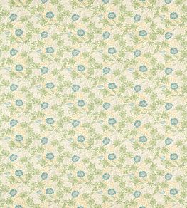 Mallow Fabric by Clarke & Clarke Apple/Linen