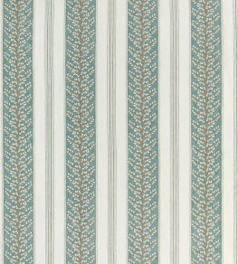Manningtree Fabric by Nina Campbell Teal/Beige