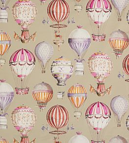 L'Envol Fabric by Manuel Canovas Tomate