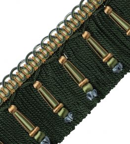 Margaux Beaded Bullion Fringe Trimming by Samuel & Sons Foret