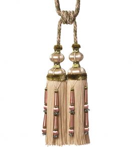 Margaux Double Tassel Tieback Trimming by Samuel & Sons Fleurs D'Ete