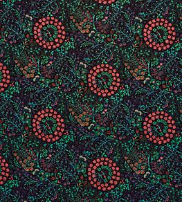 Marquess Garden in Cotton Velvet Fabric by Liberty Jade