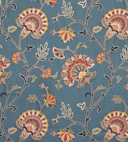 Marquis Fabric by Colefax and Fowler Petrol Blue