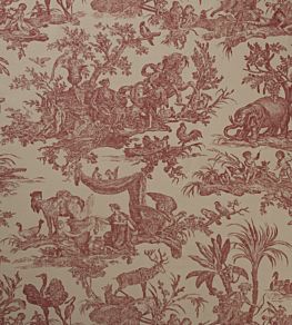 Four Continents Toile Fabric by Marvic Lacquer