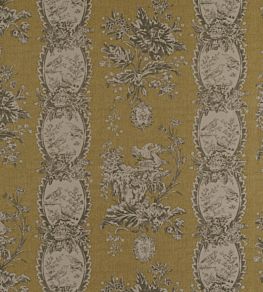 Les Oiseaux Fabric by Marvic Gold