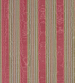 Misa Moire Stripe Fabric by Marvic Geranium