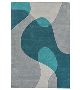 Matrix Arc Rug by Asiatic Teal