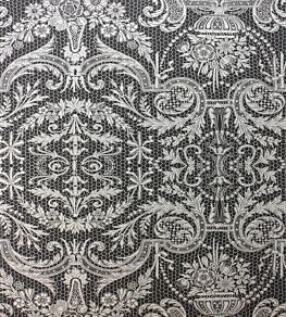 Orangery Lace Wallpaper by Matthew Williamson Black/Metallic