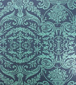 Orangery Lace Wallpaper by Matthew Williamson Midnight
