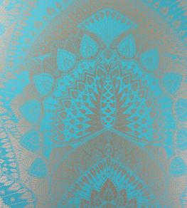 Azari Wallpaper by Matthew Williamson Turquoise/Gold