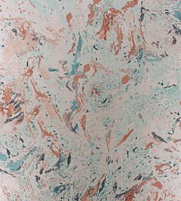 Makrana Wallpaper by Matthew Williamson Saffron/Turquoise