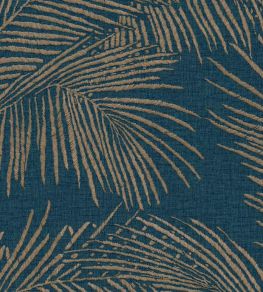 Maui Wallpaper by Arte Prussian Blue