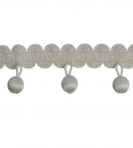 Maya Beaded Fringe 25mm Trimming by Houles Vanille