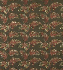 Mazari Palm Fabric by Jane Churchill Midnight/Pink