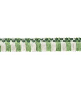 MDS Check Brush Fringe Trimming by Samuel & Sons Leaf