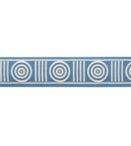 MDS Embroidered Rosette Border Trimming by Samuel & Sons Wedgewood